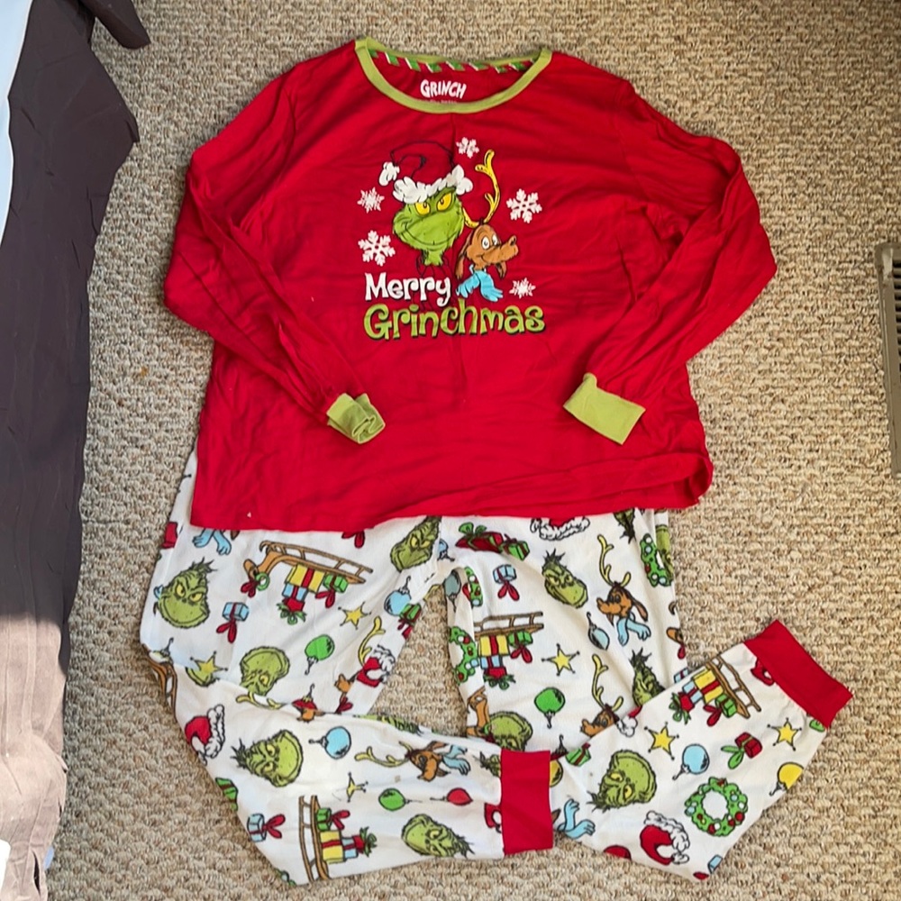 Grinch pajamas